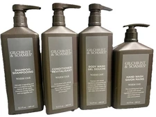 Gilchrist & Soames Warm Oak Set of Shampoo Conditioner Body Wash Hand Wash New