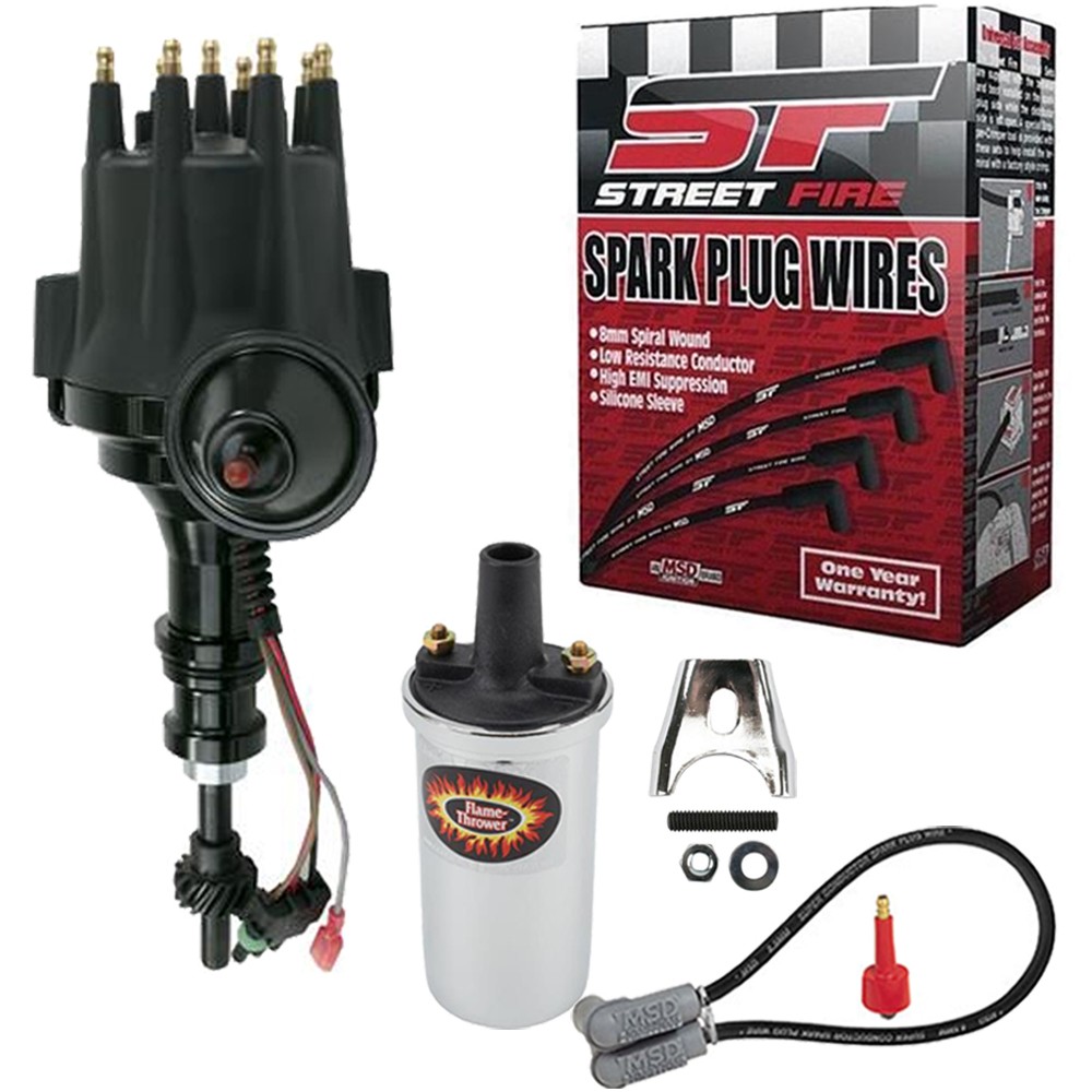 SBF 289/302 Ready-to-Run Ignition Kit, PerTronix 40001, MSD 5541