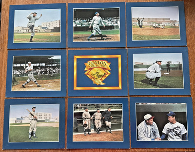 1993 Conlon Collection Color Master Series 1-9 8x10 Ruth Lajoie Ryan McGraw +