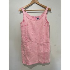 NWT Gap UltraSoft Sleeveless Scoop Neck Mini Shift Dress Misty Rose Pink XS