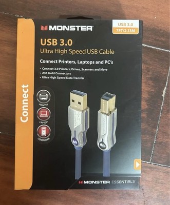 Monster Ultra High-Speed USB Cable USB 3.0 Superior Performance & Fast Charging