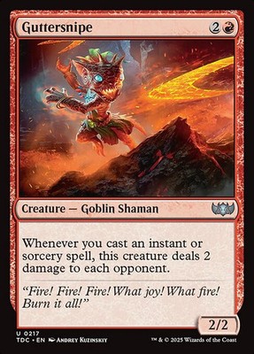 Magic/MTG Guttersnipe TDC-217 Uncommon Englisch Neu
