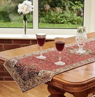 Tischläufer Perser %100 Seide Paisley Teppich Style Tischläufer LPUK 42 Darbari