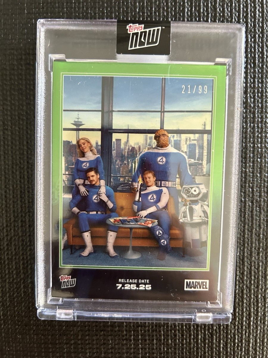 2025 Topps Now #FFFS Marvel Fantastic Four First Steps - GREEN