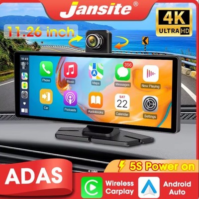 11.26  4K ADAS Dash Cam Display   Wireless CarPlay & Android Auto Smart Screen