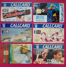 6 Telephone Cards IRELAND EIRE Collection Bundle A35