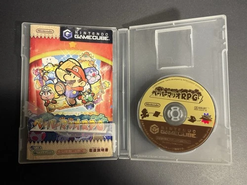 Paper Mario The Thousand Year Door Japanese Nintendo GameCube Super RPG w manual