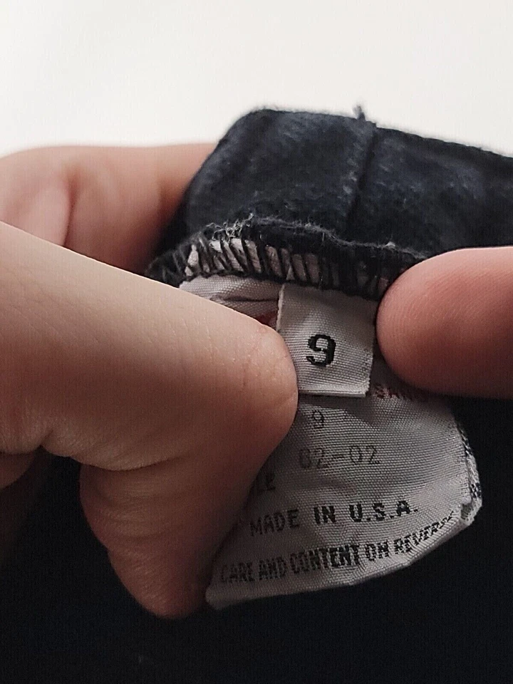 Bongo Skinny Mom Pants Juniors Size 9 Navy Blue High Rise 100% Cotton - Image 4 of 4