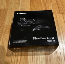 Canon PowerShot G7 X Mark III Digital Camera Point & Shoot 20.1MP 4K Black NEW