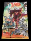 1991 X-Men Mutant Genesis Promo Poster Jim Lee Marvel Comics Vintage (Folded)