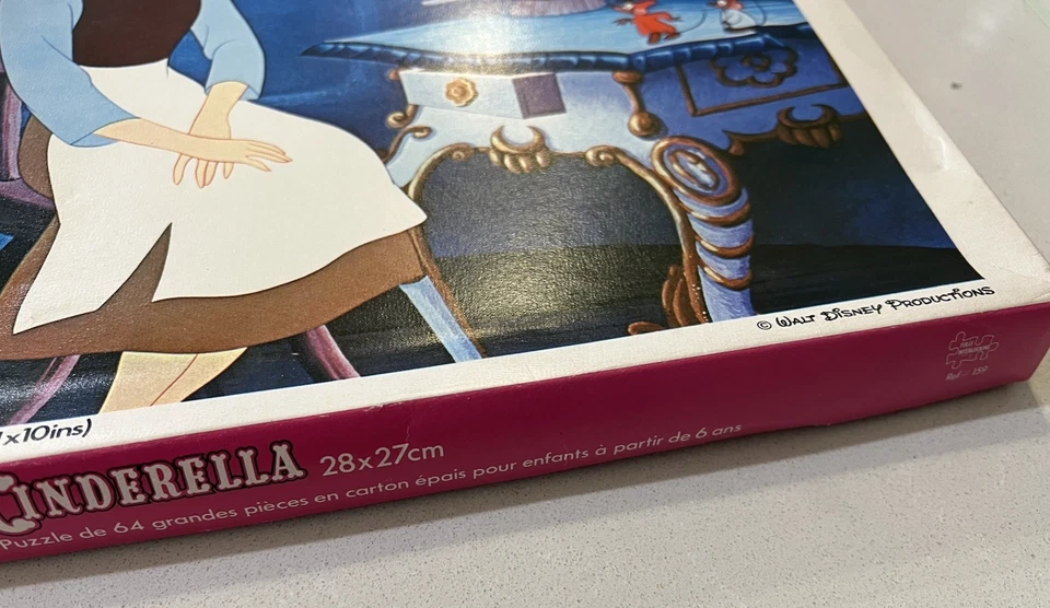 Vintage Walt Disney's CINDERELLA 64 Piece Jigsaw Puzzle - WADDINGTONS England - Image 4 of 4