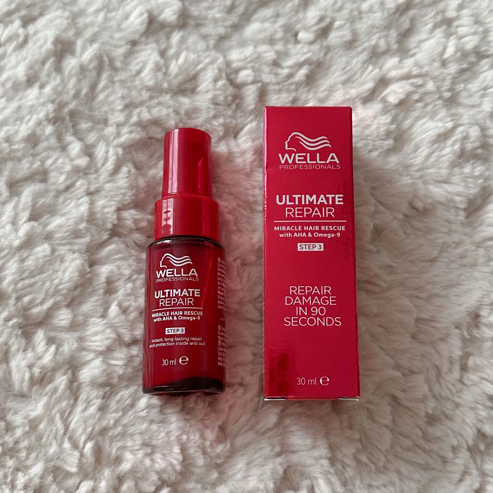 Wella Ultimate Repair Miracle Hair Rescue Spray AHA & Omega-9 Step 3 30ml NEW