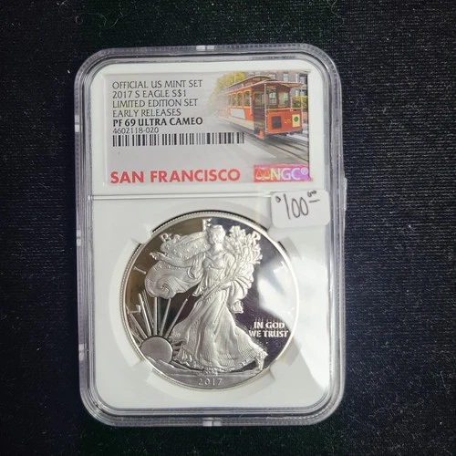 2017 American Eagle- Limited Edition Set Early releases- NGC PF 69 Ultra Cameo