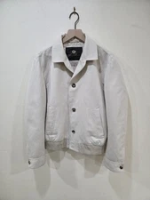 Loro Piana Andre Linen Blend Rain System Bomber Jacket Men's Size Large