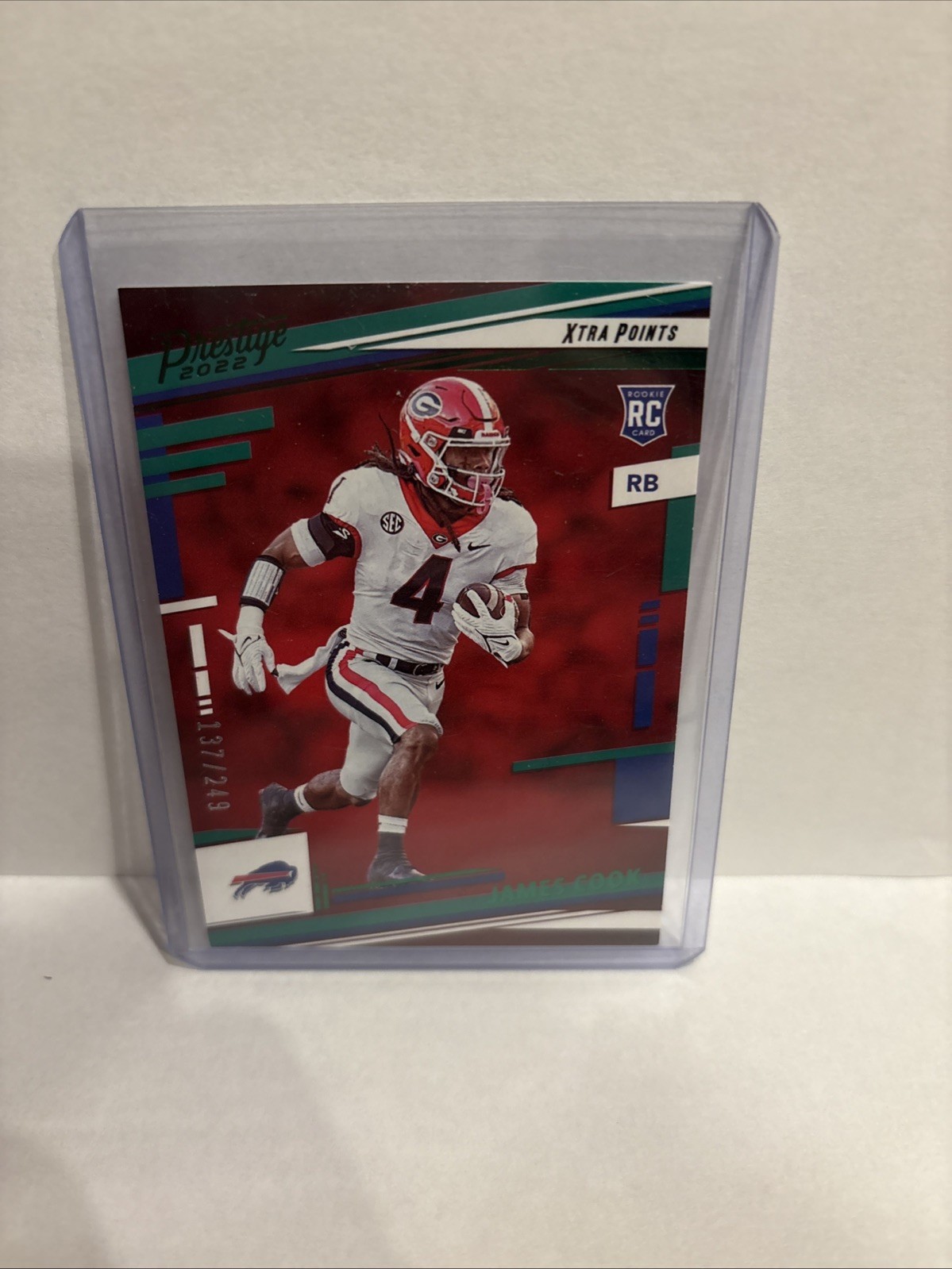 2022 Panini Prestige - Rookies James Cook #347 Xtra Points Green /249 (RC)