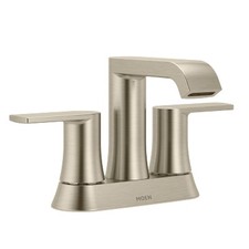 MOEN 84764SRN Genta 4 in. Centerset Bathroom Faucet Spot Resist Brushed Nickel
