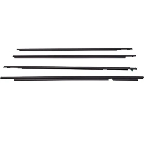 4pcs Weatherstrip Window Glass Seals for Land Cruiser Prado 120 & for Lexus GX47
