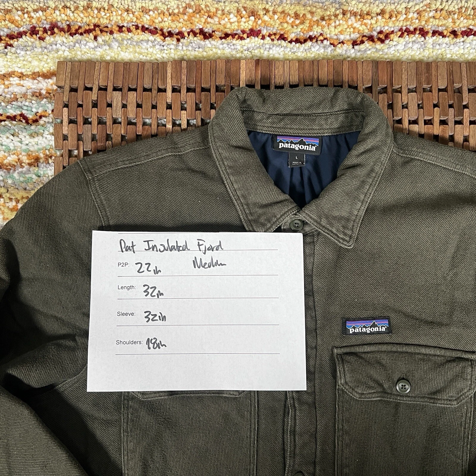 patagonia fjord insulated puffer lined jacket