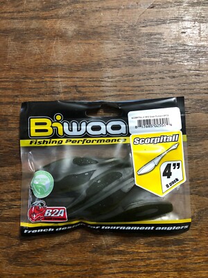 Biwaa Scorpitail 4''  Green Pumpkin 8 Pack
