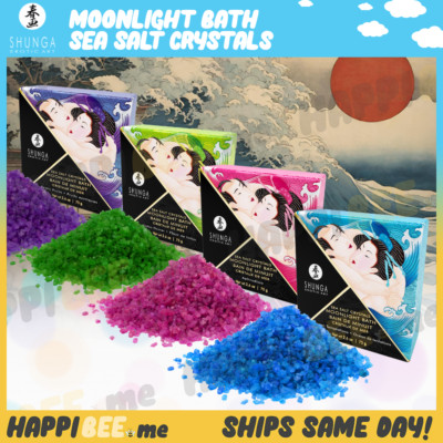 SHUNGA Moonlight Bath Lovebath Exotic Bubble Dead Sea Salts Foreplay Oil Lotion