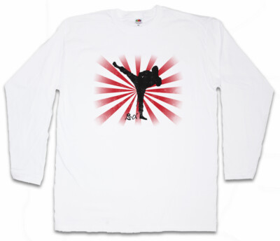 NINJA II LANGARM T-SHIRT Samurai Warrior Way of Sepuku Banzai Japan