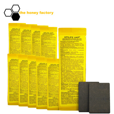 10x2 APILIFE VAR Streifen Api Life Varroa Behandlung Thymol Liebig Aumeier Biene