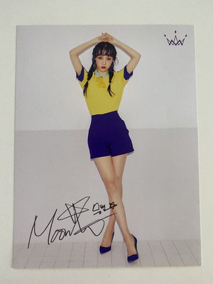 Kpop Mamamoo Moonbyul Purple Broadcast Official Photocard  / Very Rare