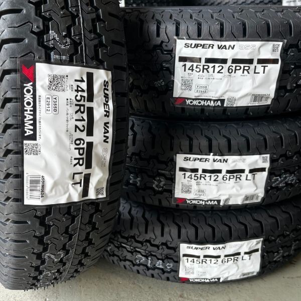 145R12 6PR ヨコハマSUPER VAN355 YOKOHAMA SUPER VAN 145R12 6PR