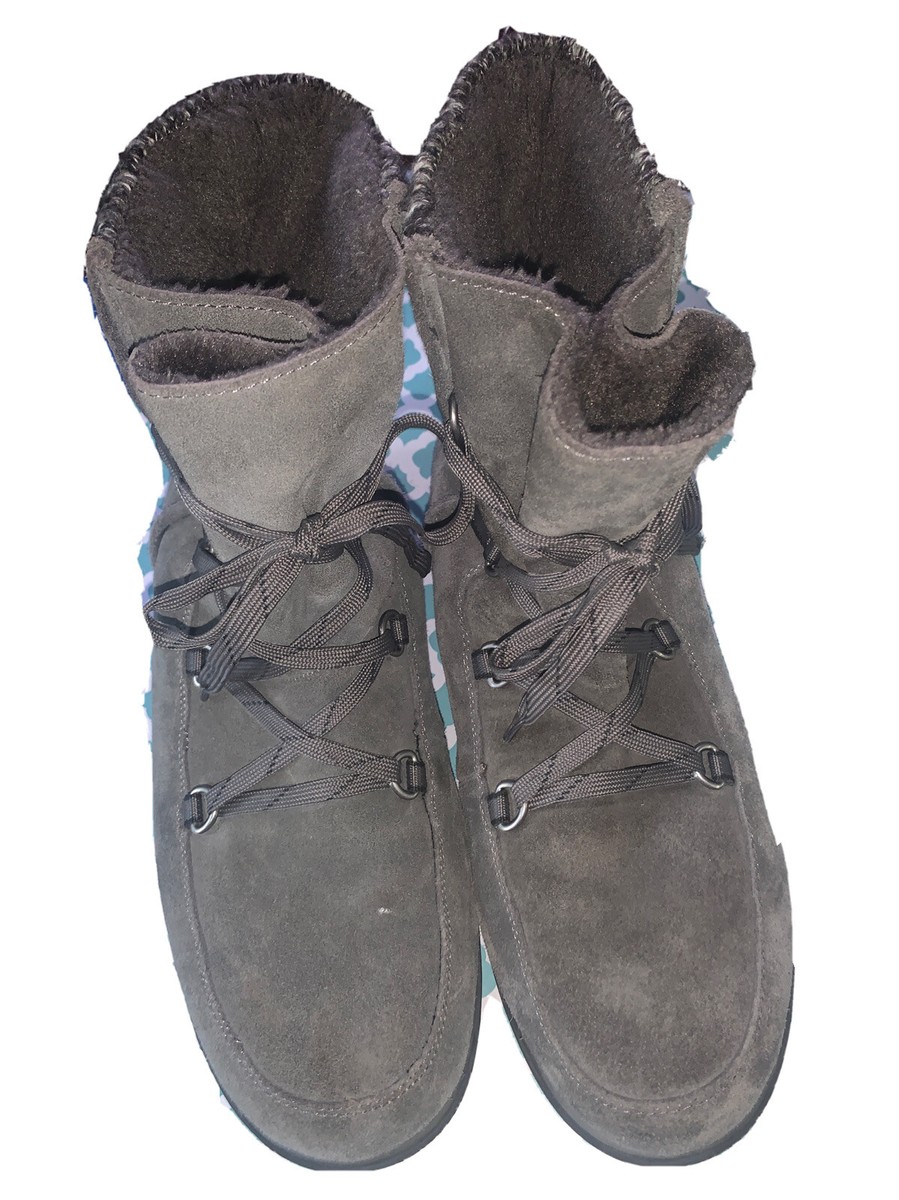 BARETRAPS Women's SHARLEEN Suede Cold Weather Boots Size 11 M Gray