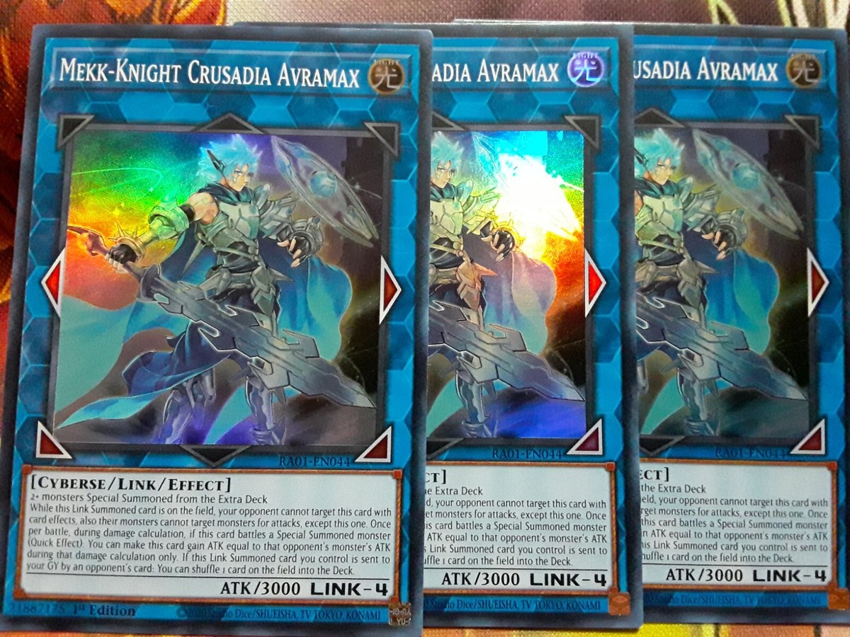 yugioh mekk knight crusadia deck Complete Custom for Yu-Gi-Oh! your opponent cannot target this card with card effects Mountain Shop Fast Shipping Kikai-Knight