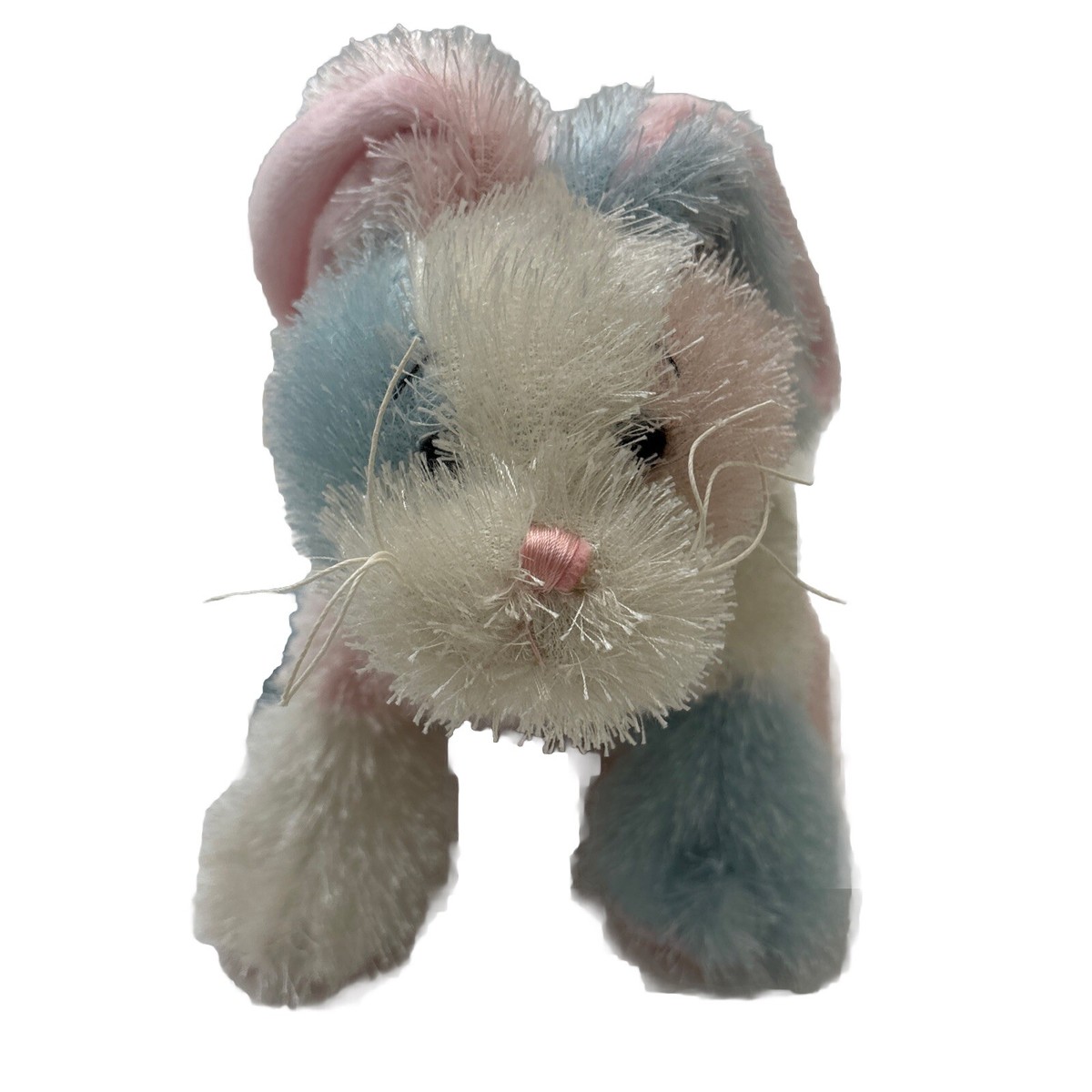 Cotton Candy Bunny Rabbit Pink Blue HM174 Ganz Webkinz Plush