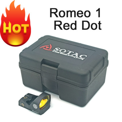 SIG SAUER Romeo1 1x30mm 6 MOA Red Dot Black Reflex Sight (SOR11600) 