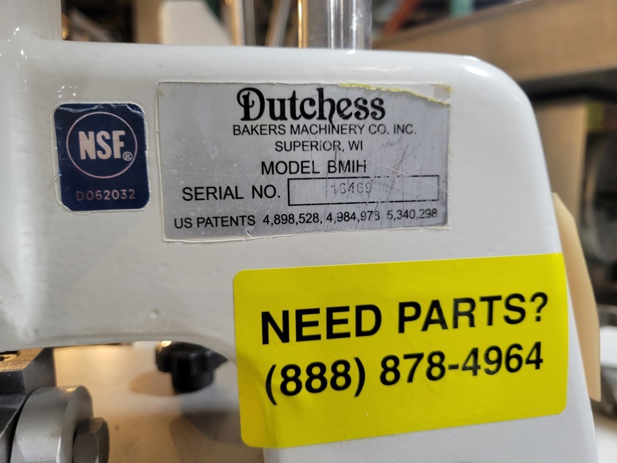 Used Dutchess - BMIH-36 - Commercial 36 Piece Manual Dough Used Dutchess - BMIH-36 - Commercial 36 Piece Manual Dough