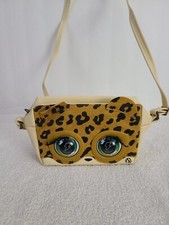 Purse Pets Leoluxe Leopard Interactive Pet Toy  Crossbody Kids Over 25 SOUNDS
