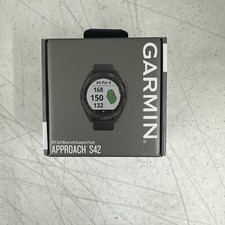 Garmin Approach S42 Golf Watch - Gunmetal/Black for sale Garmin Approach S42 Golf Watch - Gunmetal/Black for sale