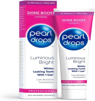 Pearl Drops Luminous Bright Professional Daily Toothpaste - 75ml