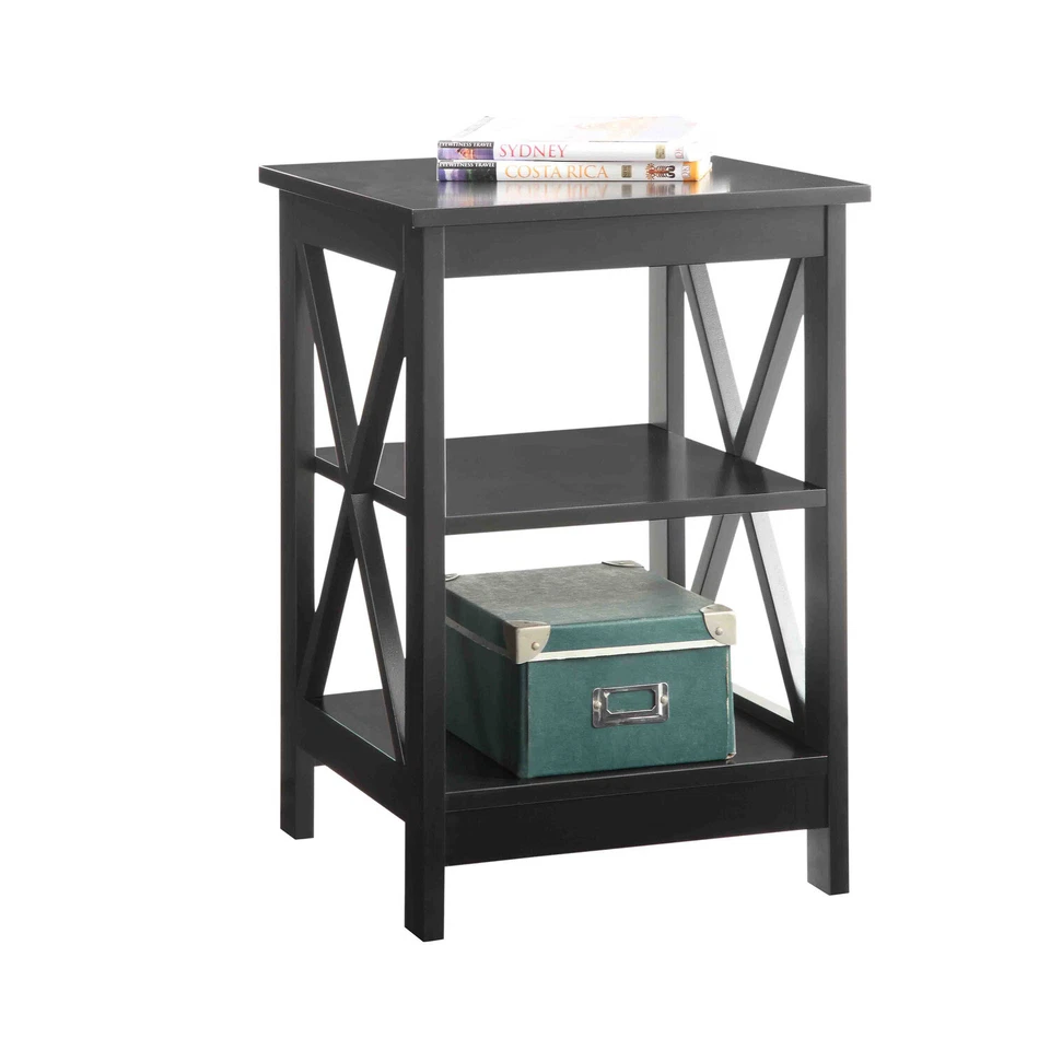 Convenience Concepts Oxford End Table Black 2day Ship - Image 2 of 4