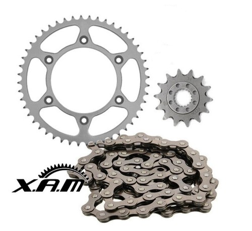 Honda CB125E 2012-2021 15T/44T XAM Chain & Sprocket Kit Direct Replacement - Picture 1 of 2