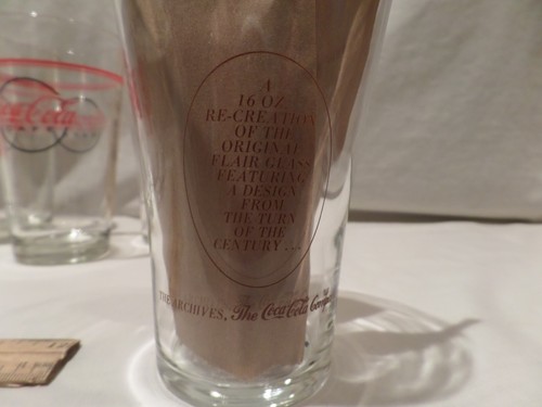 LOTE DE 6 COCA-COLA ESTILO RESTAURANTE PESADO 16 OZ. VASOS PARA BEBER - Imagen 3 de 5