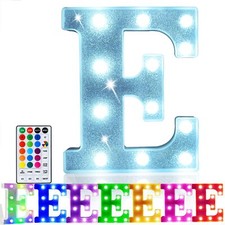 Colorful Light Up Letters Led Letter Lights Marquee Letter Signs Battery Powered