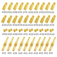 40pcs Carburetor Main Jet Slow Pilot Jet Kit for PWK Keihin OKO CVK Carb Gold
