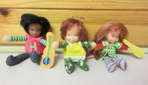 Honey Hill Bunch Solo, Sweetie, and Slugger dolls with accessories Mattel