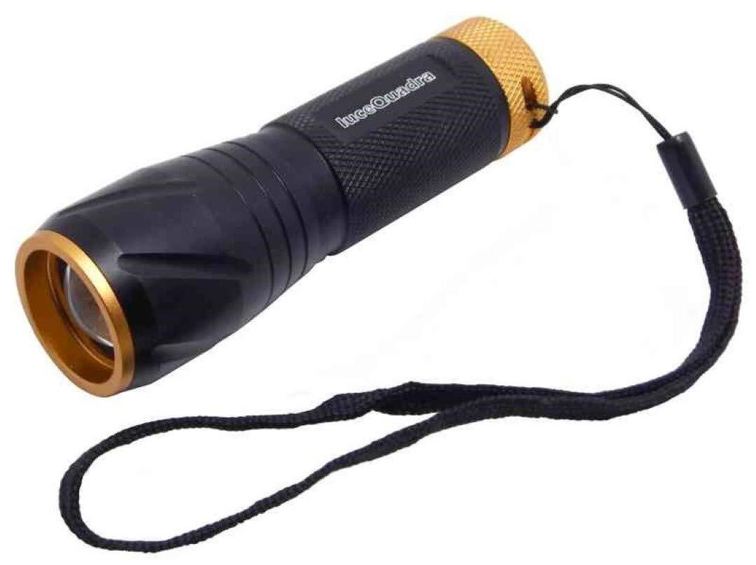 Torcia Neroled 5W Alluminio + 3Aaa NUOVO