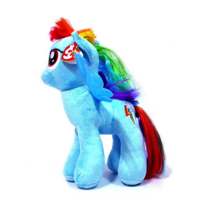 1PC BLUE 25CM MY LITTLE PONY SOFT DOLL PLUSH BEAR KID CHILD STUFFED ANIMALS TOY - image 4 of 4