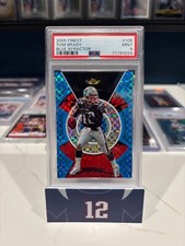 TOM BRADY 2005 TOPPS FINEST BLUE XFRACTOR /150 PSA 9 INVEST GOAT HOF MVP TB12