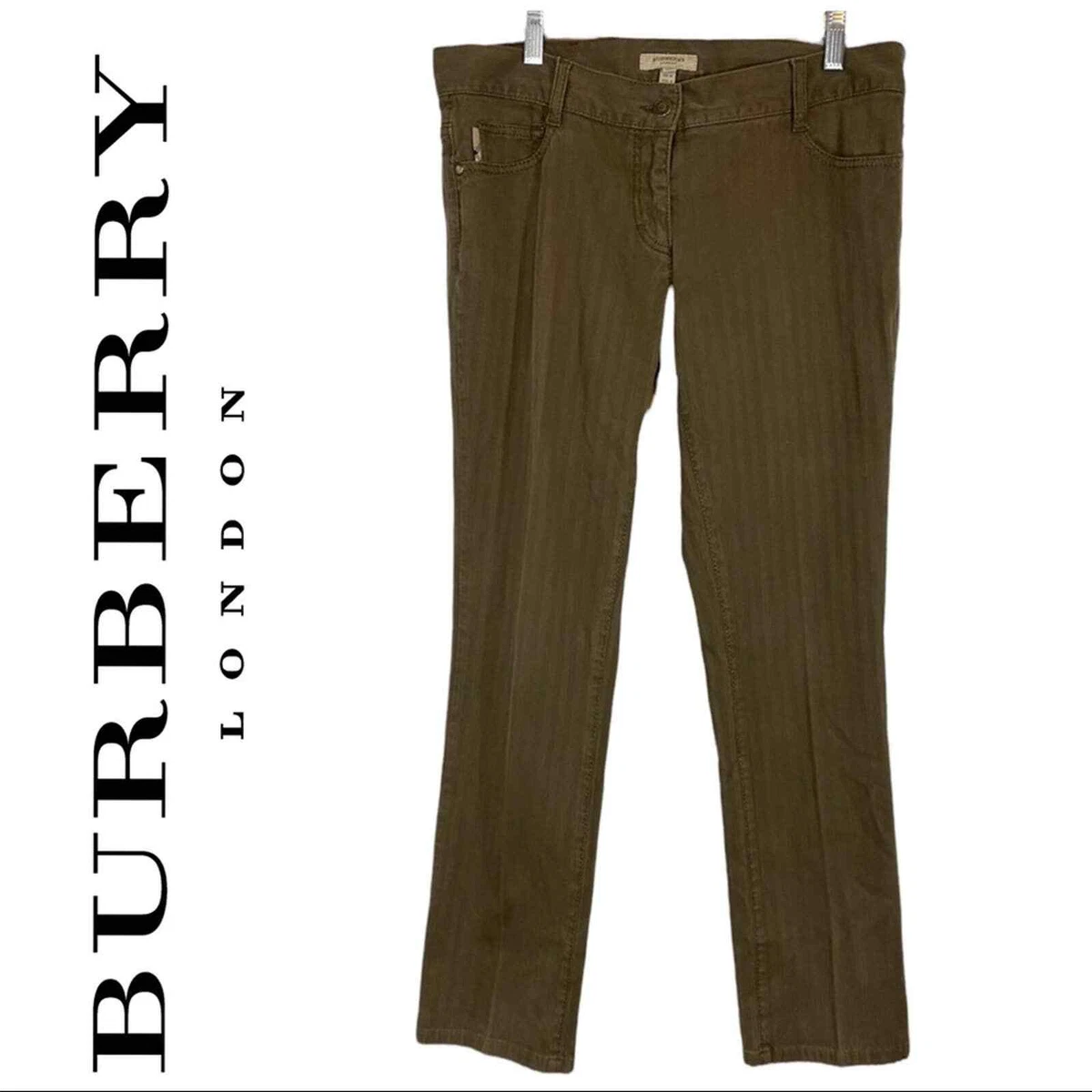 Burberry jeans womens brown deals