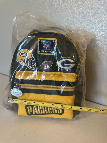 Loungefly NFL Green Bay Packers Patch Icons Backpack - BRAND NEW w/ tags - Picture 11 of 14