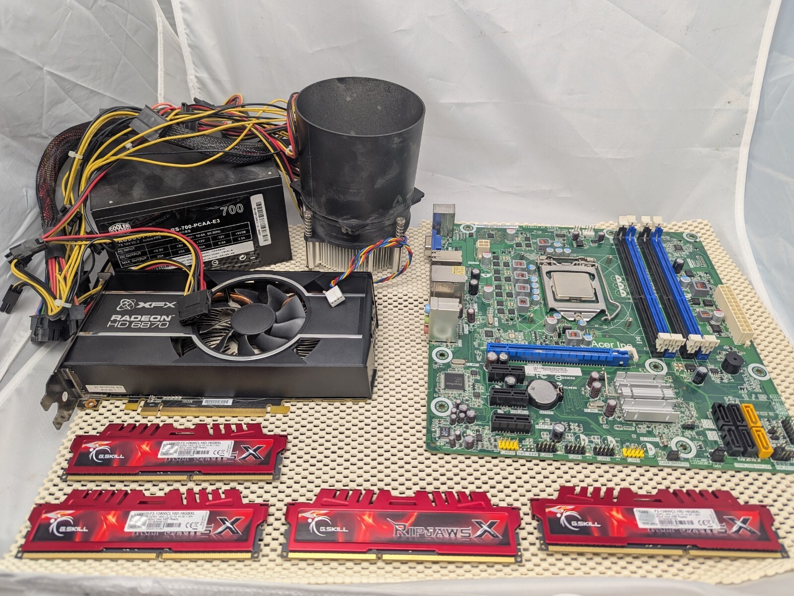 Empowering Solutions Bundle of Gaming Computer Components: Intel i5-2320, XFX Radeon HD6870, 32 GB G.Skill RAM, 700W Power Supply