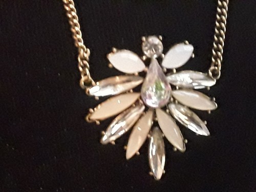 Unique double layer drop gem necklace - Picture 6 of 6