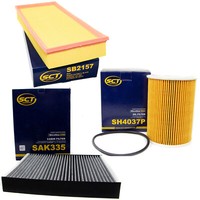 Inspektionspaket Filterset SCT FüR Porsche Cayenne S Turbo GTS 3.6 4.8 92A